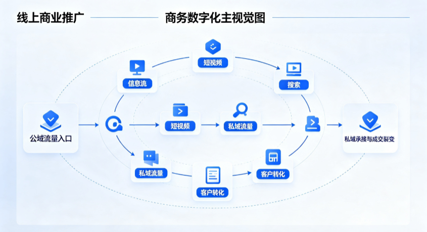 红岗区线上商业推广怎么做？全域流量闭环搭建与低成本转化实战指南